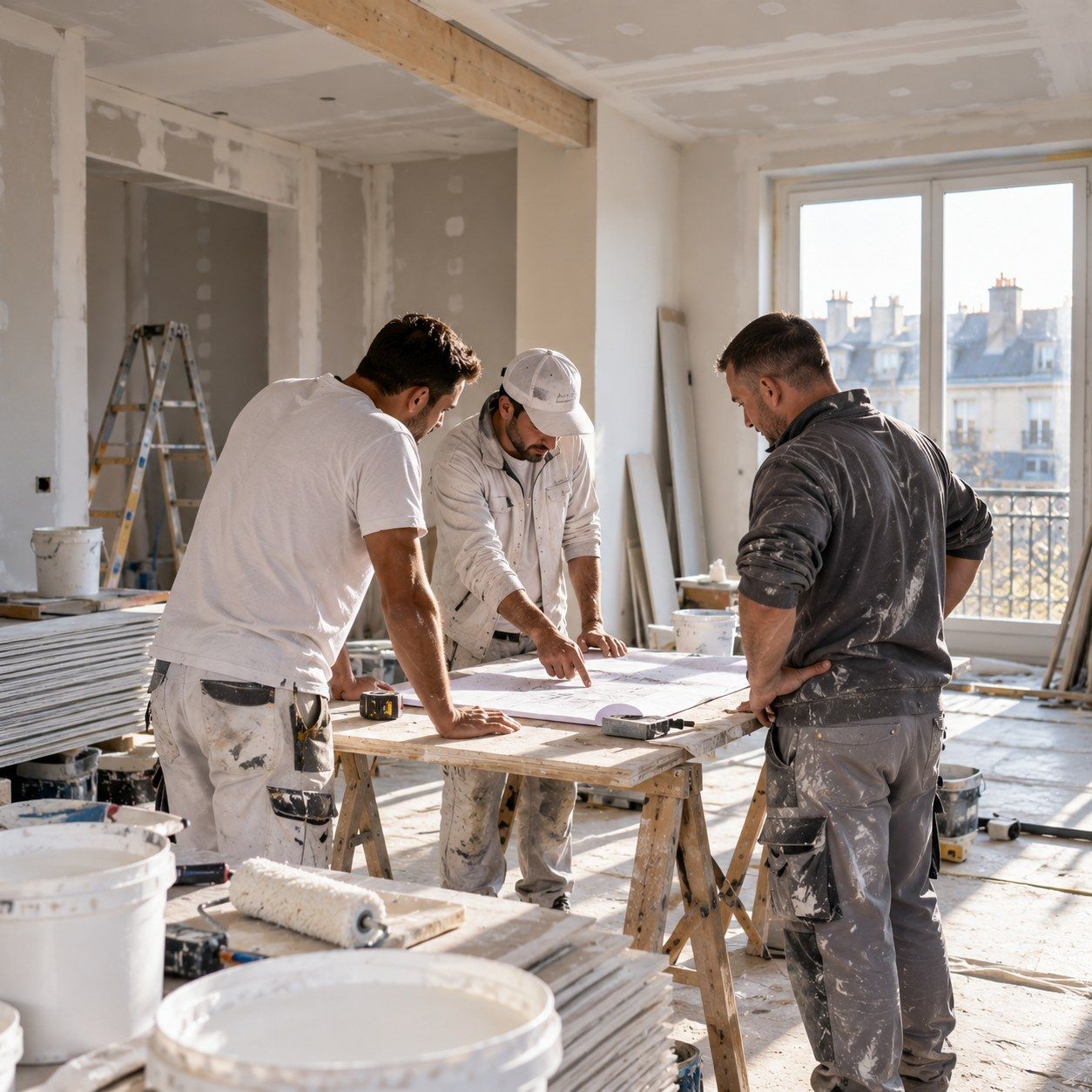 Chantier mené par Peinture Sartrouville à Sartrouville